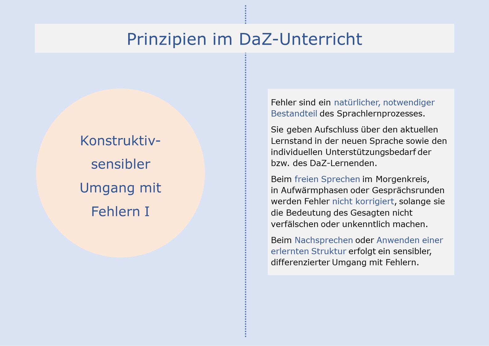 Umgang mit Fehlern I